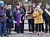 Odłonięcie tablicy poświęconej Wiesławowi Mikicie, Lądek-Zdrój 5.3.2023