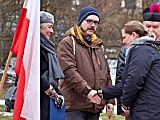 Odłonięcie tablicy poświęconej Wiesławowi Mikicie, Lądek-Zdrój 5.3.2023