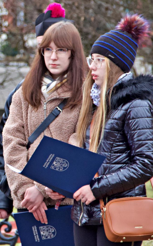 Odłonięcie tablicy poświęconej Wiesławowi Mikicie, Lądek-Zdrój 5.3.2023