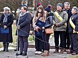 Odłonięcie tablicy poświęconej Wiesławowi Mikicie, Lądek-Zdrój 5.3.2023
