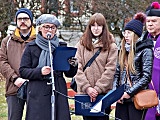 Odłonięcie tablicy poświęconej Wiesławowi Mikicie, Lądek-Zdrój 5.3.2023