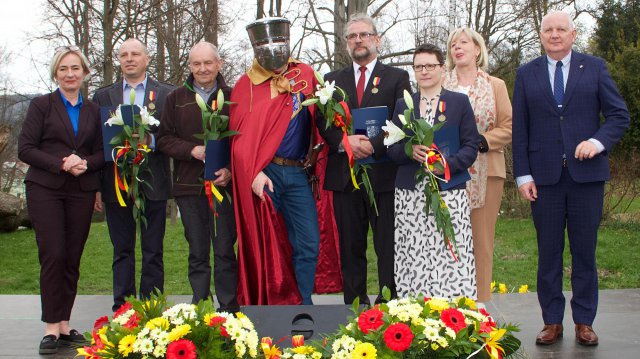 Lądek-Zdrój 23.4.2023, Dzień św. Jerzego, patrona miasta.