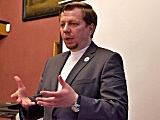 Wykład dr. Krzysztofa Łagojdy w Muzeum Ziemi Kłodzkiej, 21.4.2023