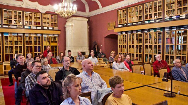 Wykład dr. Krzysztofa Łagojdy w Muzeum Ziemi Kłodzkiej, 21.4.2023