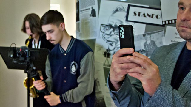 Wernisaż wystawy w kłodzkim LO, 26.4.2023