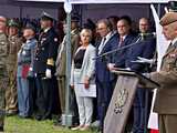 Przysięga nowych żołnierzy 16 Dolnośląskiej Brygady Obrony Terytorialnej. Kłodzko, 21.5.2023