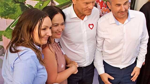 Donald Tusk w Kłodzku, 19.6.2023