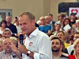 Donald Tusk w Kłodzku, 19.6.2023