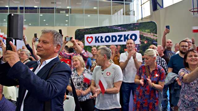 Donald Tusk w Kłodzku, 19.6.2023