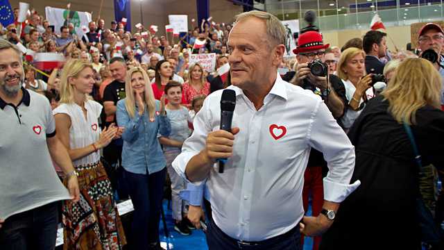 Donald Tusk w Kłodzku, 19.6.2023