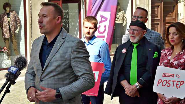 Kłodzko, prezentacja kandydatów SLD, 5.9.2023