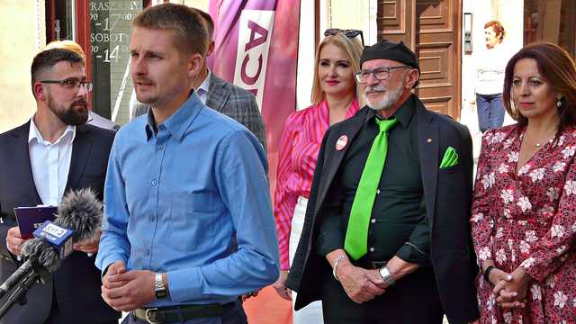 Kłodzko, prezentacja kandydatów SLD, 5.9.2023