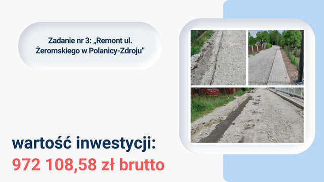 [PREZENTACJA] Podsumowano inwestycje drogowe w Polanicy-Zdroju. Pochłonęły prawie 4 mln złotych