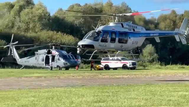 [FOTO] Komendant Główny Policji odwiedził tereny objęte powodzią