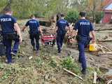 [FOTO] Komendant Główny Policji odwiedził tereny objęte powodzią