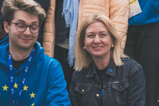 [FOTO] Mieszkańcy Bystrzycy Kłodzkiej świętowali wspólnie Dzień Europy