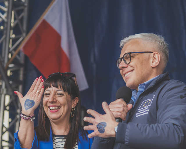 [FOTO] Mieszkańcy Bystrzycy Kłodzkiej świętowali wspólnie Dzień Europy