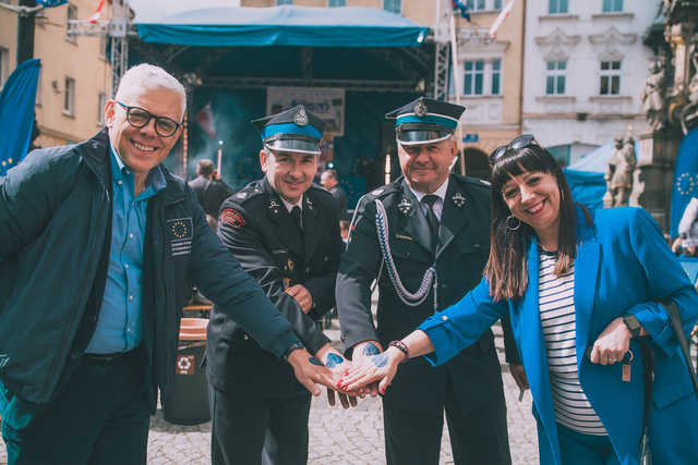[FOTO] Mieszkańcy Bystrzycy Kłodzkiej świętowali wspólnie Dzień Europy