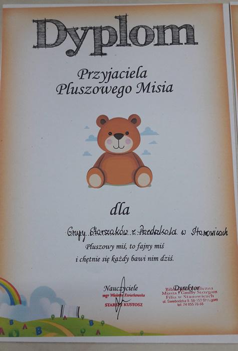 dzień pluszowego misia