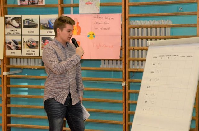 Święto kolejarzy i informatyków w żarowskim Zespole Szkół