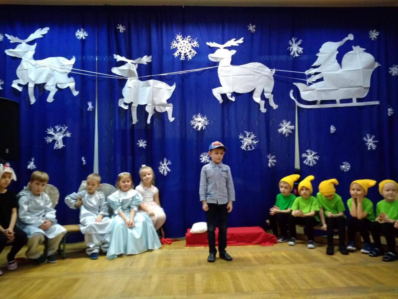 Przedszkolaki wystąpiły w przedstawieniu „List do Świętego Mikołaja”