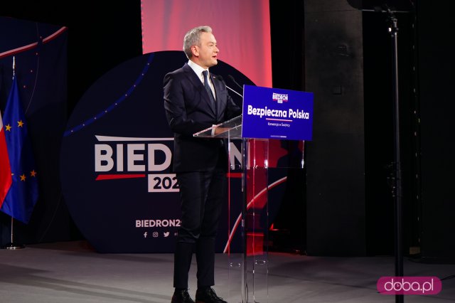 Konwencja wyborcza Roberta Biedronia w Świdnicy