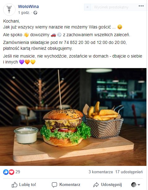 Restauracje i bary przywiozą zamówione dania do domu [LISTA]