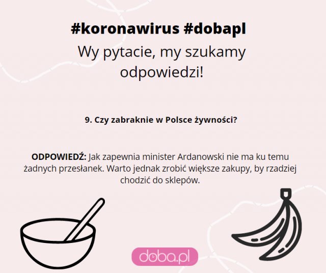 Wy pytacie, my szukamy odpowiedzi nt. koronawirusa