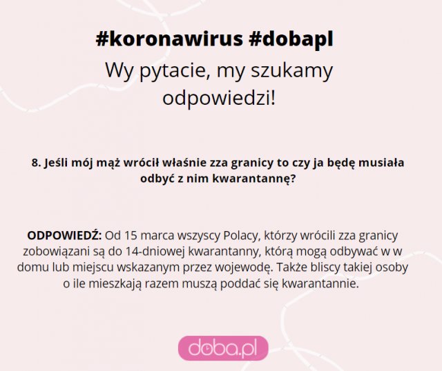 Wy pytacie, my szukamy odpowiedzi nt. koronawirusa