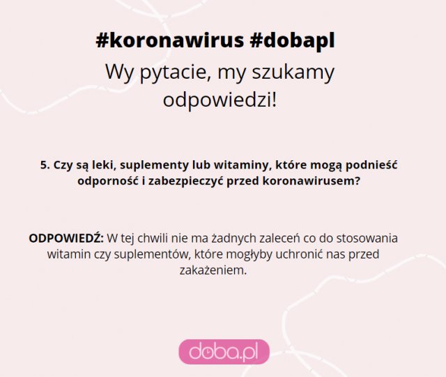 Wy pytacie, my szukamy odpowiedzi nt. koronawirusa