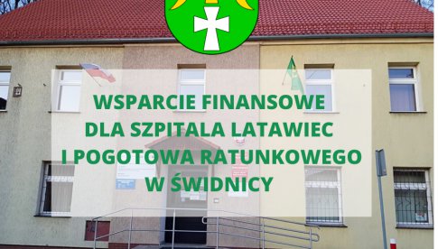 Gmina Marcinowice wspiera finansowo szpital oraz pogotowie
