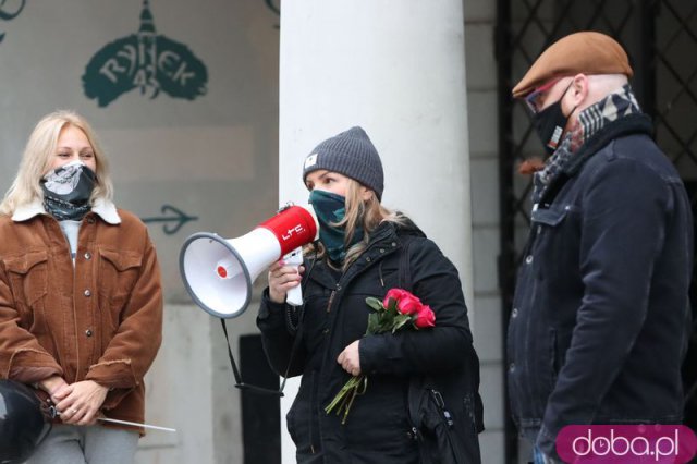 [FOTO] Skromny protest w Świdnicy