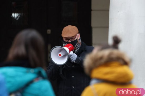 [FOTO] Skromny protest w Świdnicy