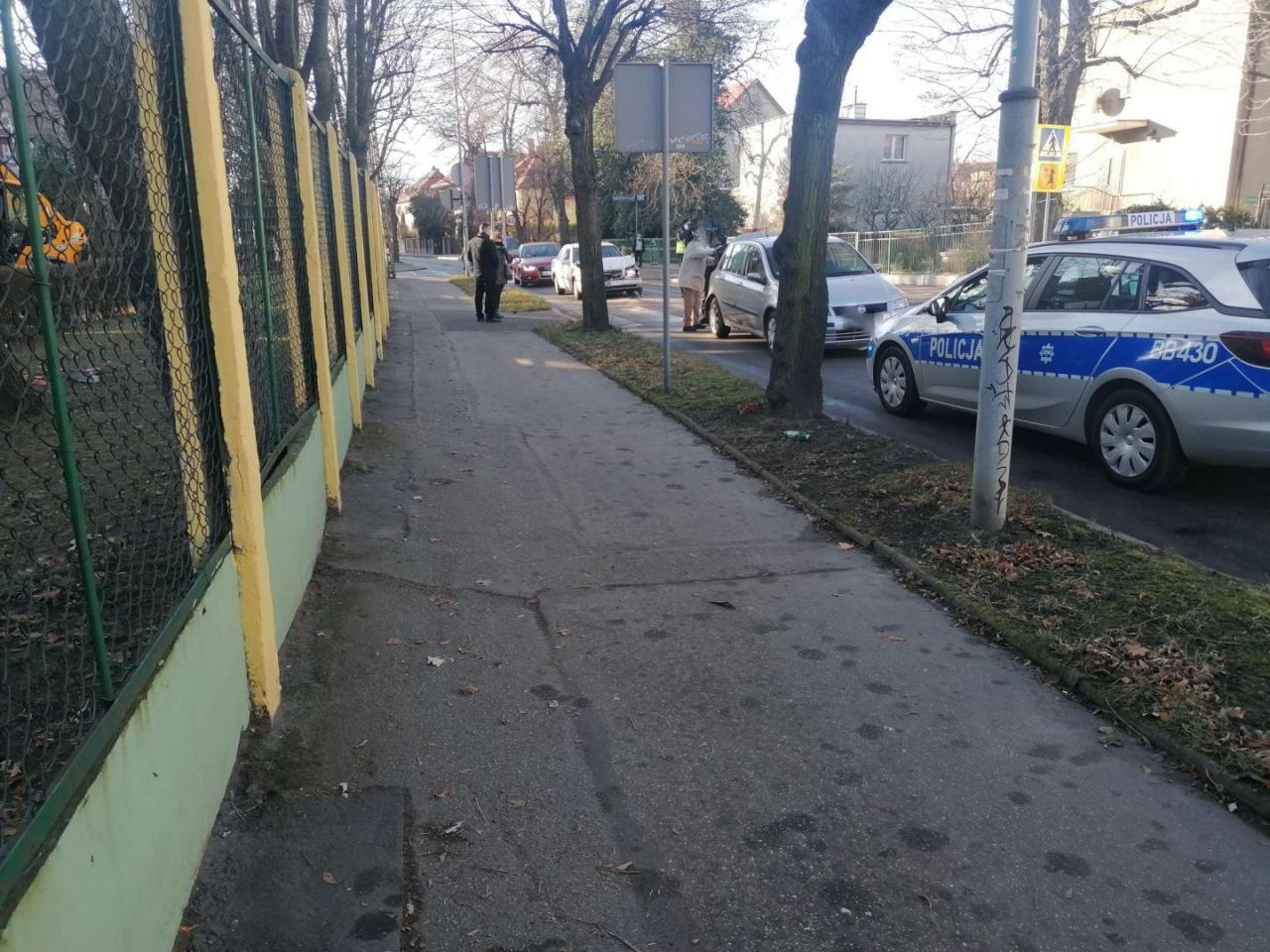 [FOTO] Zderzenie na ulicy Wałbrzyskiej w Świdnicy