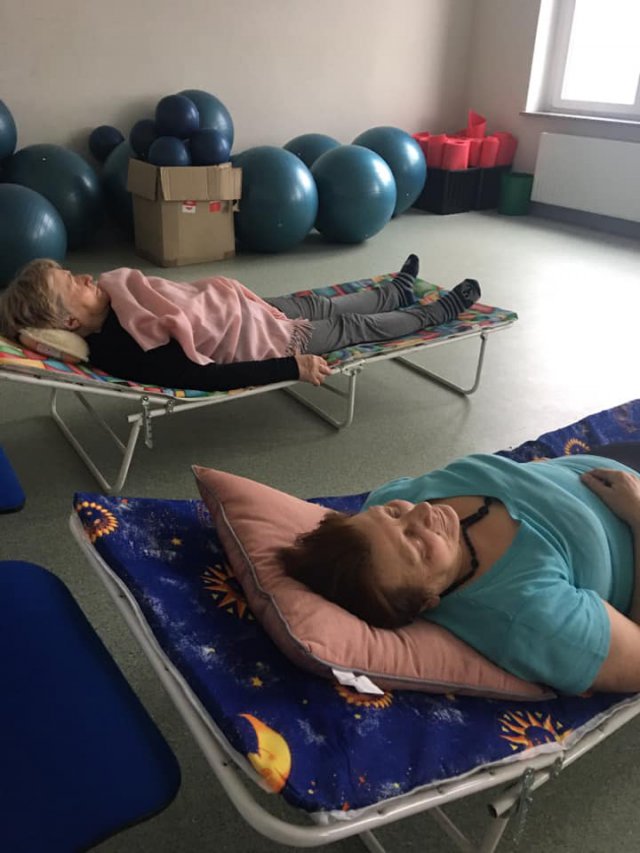 Trening Jacobsona w klubie ABC Seniora