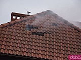 [FOTO] Pożar w domku jednorodzinnym