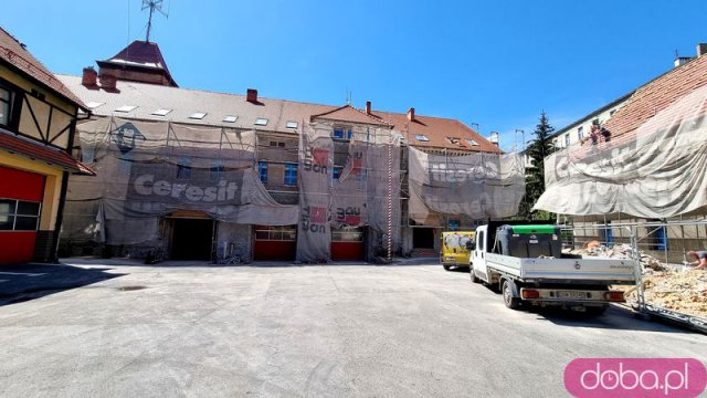 [FOTO] Trwa termomodernizacja budynków Państwowej Straży Pożarnej