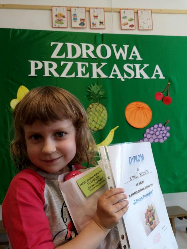 Przedszkolaki promują zdrową żywność