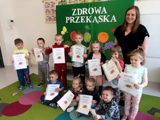 Przedszkolaki promują zdrową żywność