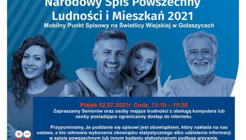 Spis Powszechny 2021: Mobilne punkty Spisowe w gminie Żarów
