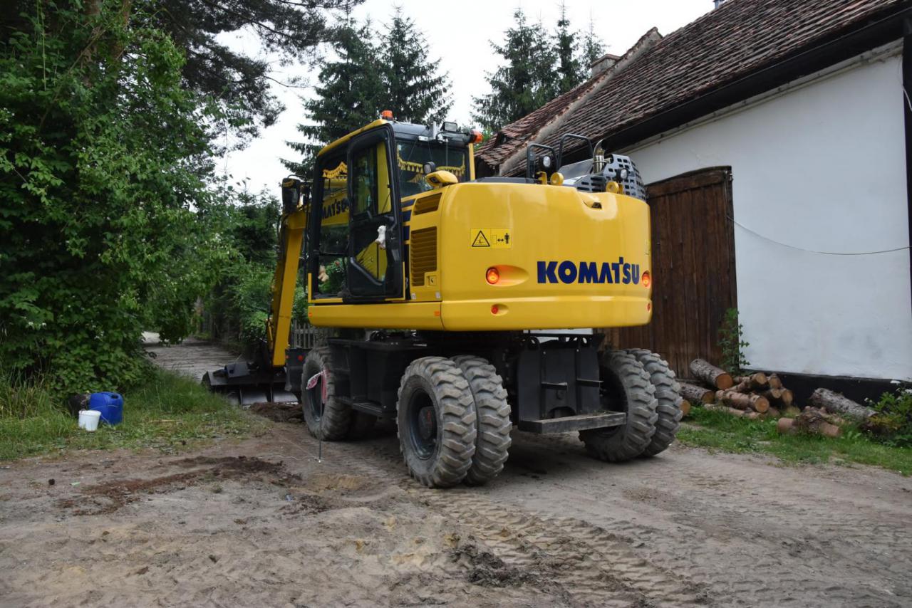 W Pogorzale rozpoczęły się prace związane z remontem drogi gminnej