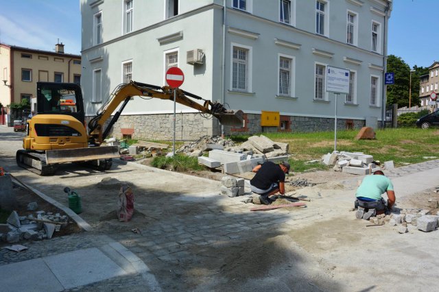[FOTO] Dobiegają końca prace związane z przebudową ul. Kamiennej w Strzegomiu 