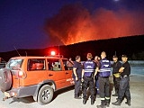 [FOTO] Świdniccy strażacy walczą z ogniem w okolicach Aten