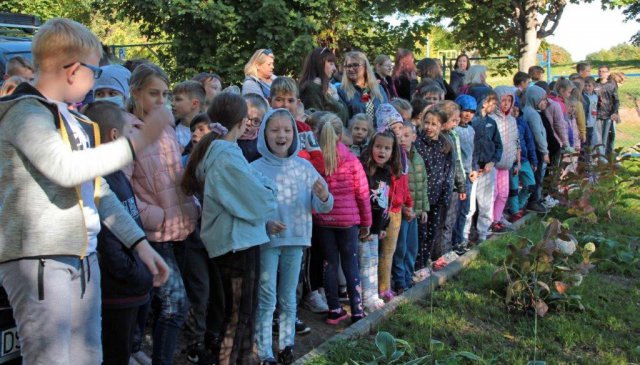 [FOTO] Otwarto boisko do siatkówki w Dobromierzu