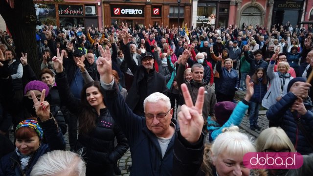 [FOTO] Protest Świdnica zostaje w Unii Europejskiej
