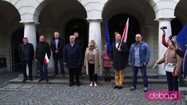 [FOTO] Protest Świdnica zostaje w Unii Europejskiej
