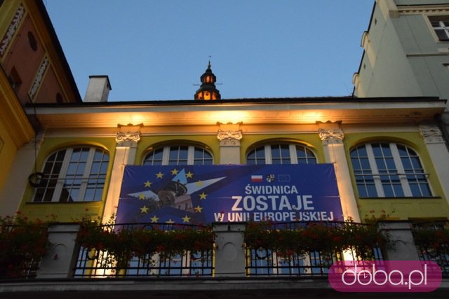 [FOTO] Protest Świdnica zostaje w Unii Europejskiej