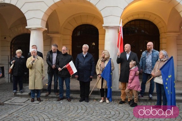 [FOTO] Protest Świdnica zostaje w Unii Europejskiej