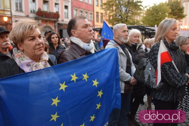 [FOTO] Protest Świdnica zostaje w Unii Europejskiej