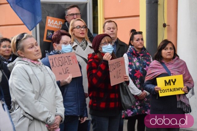 [FOTO] Protest Świdnica zostaje w Unii Europejskiej